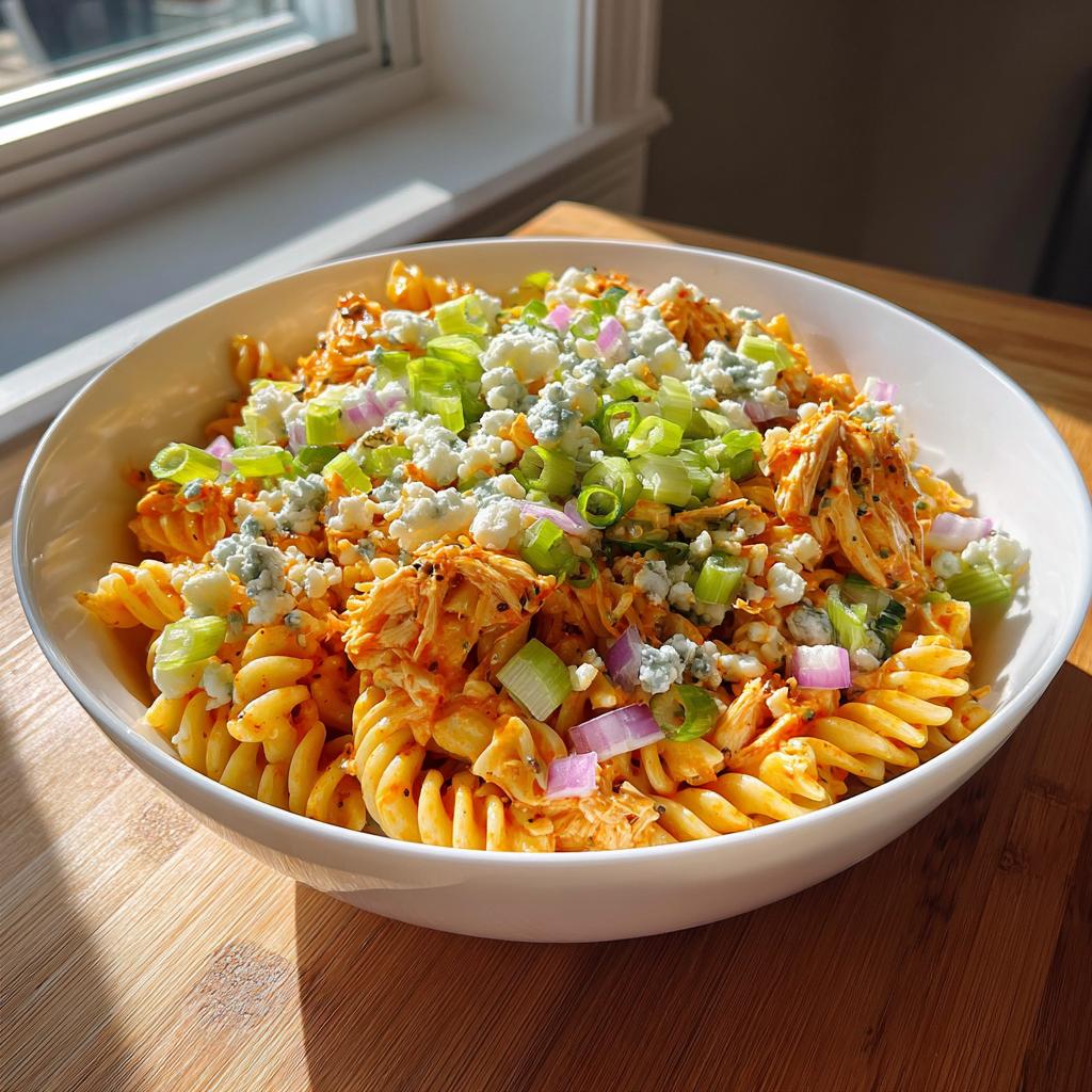 Irresistible 5-Star Buffalo Chicken Pasta Salad Recipe