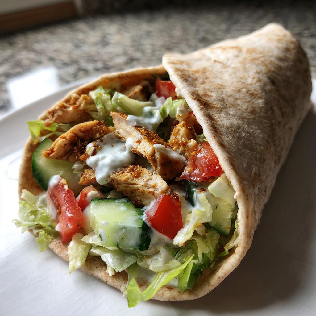 30-Minute Seasoned Chicken Pita Wrap to Fix Your Hunger Fast