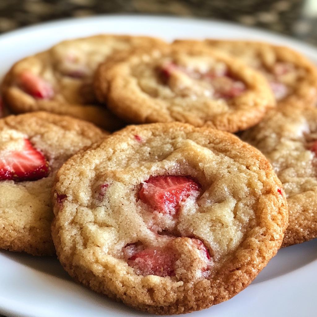 Irresistible Strawberry Cheesecake Cookies in 30 Minutes