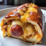Baked Hot Dogs in Tortilla Dough