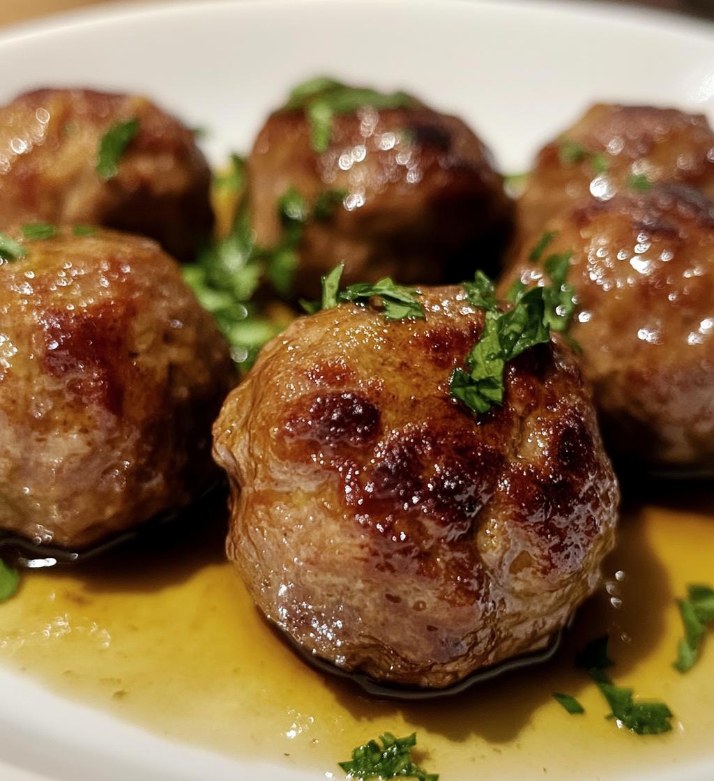 Bison Meatballs - detail 1