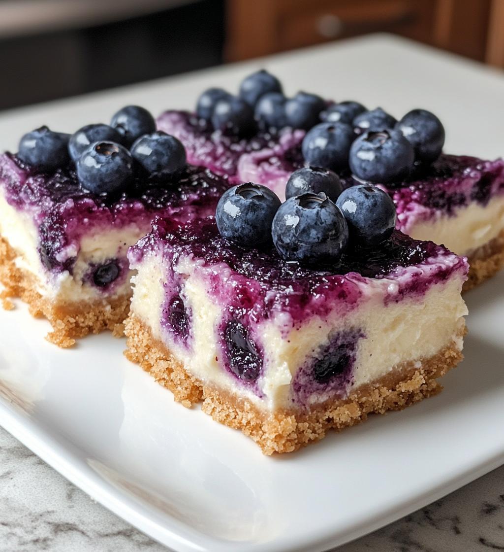 Blueberry Cream Cheese Bars - detail 1