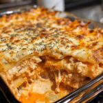Buffalo Chicken Lasagna with a Ranch Twist