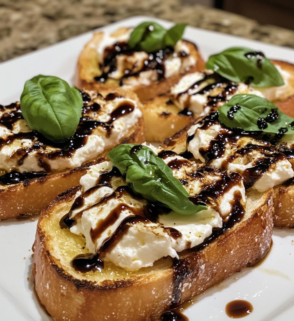5-Minute Burrata Bruschetta Recipe – Irresistible Creamy Delight