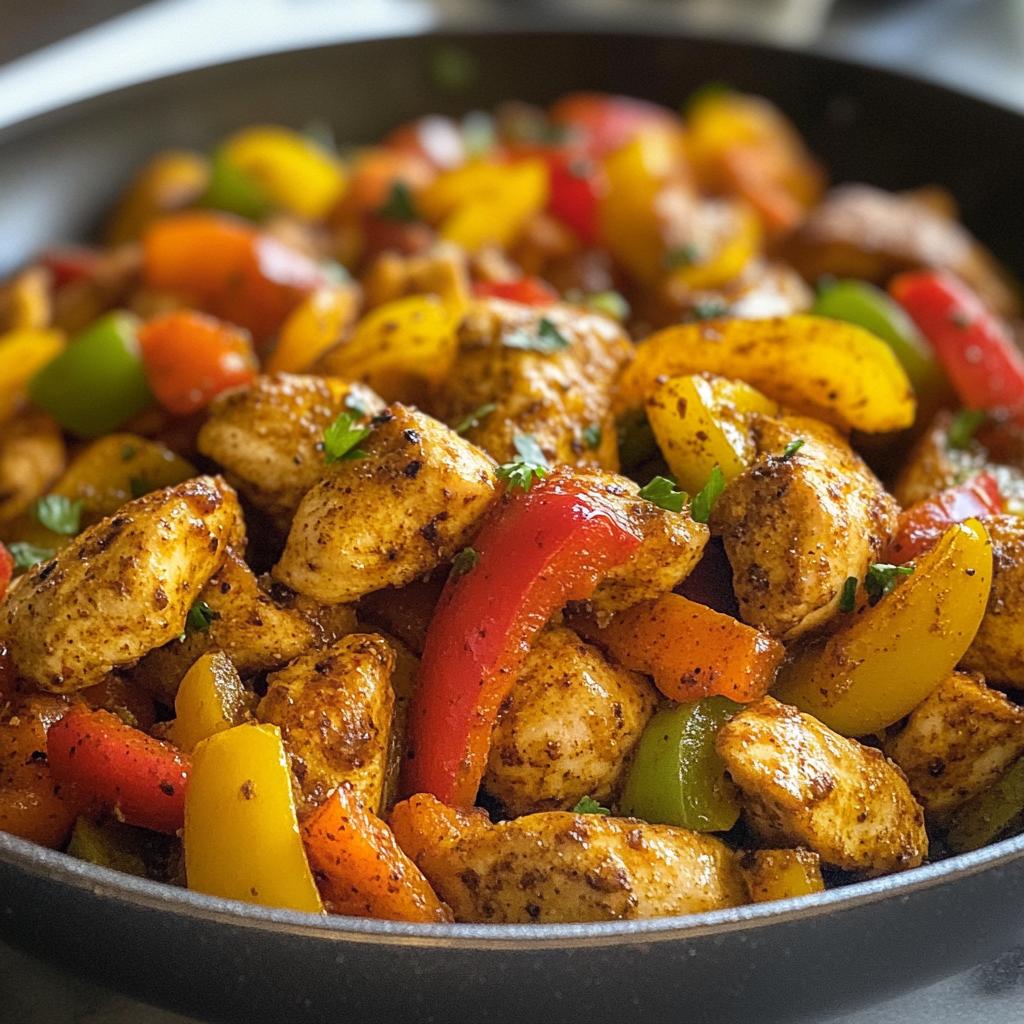 25-Minute Cajun Chicken with Bell Peppers – Bold & Easy!