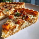 Caramelized Onion Butternut Squash Tart