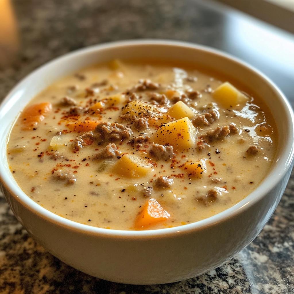 Cheeseburger Soup That’s Comfort in a Bowl - detail 1