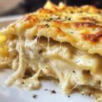 Chicken Alfredo Lasagna Rolls