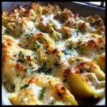 Chicken Alfredo Stuffed Shells