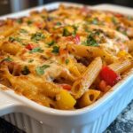 Chicken Fajita Pasta Bake