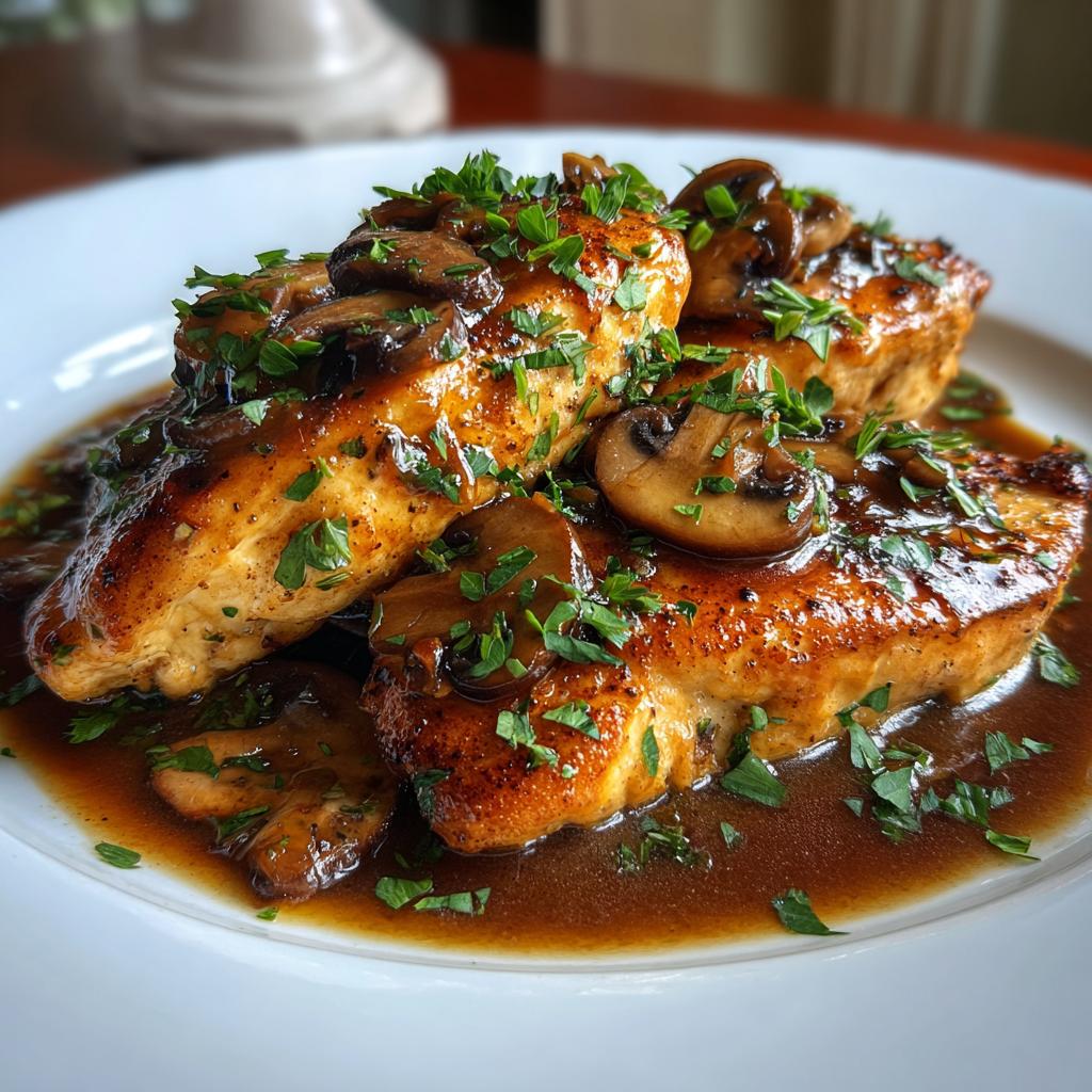 Chicken Marsala - detail 1