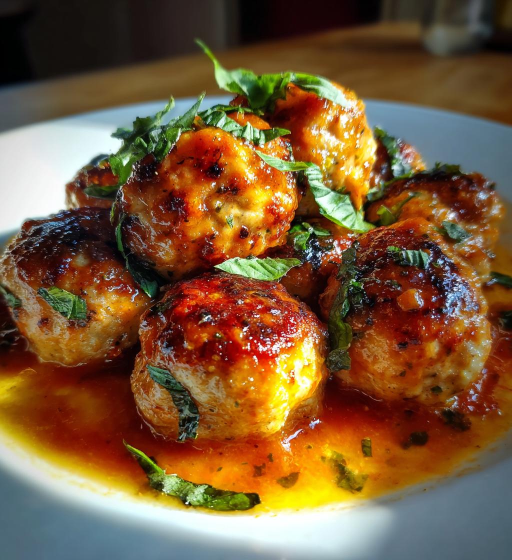 Juicy Chicken Meatballs in Tomato Sauce – 40-Minute Comfort