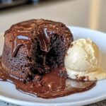 Chocolate Lava Cake with Vanilla Ice Cream
