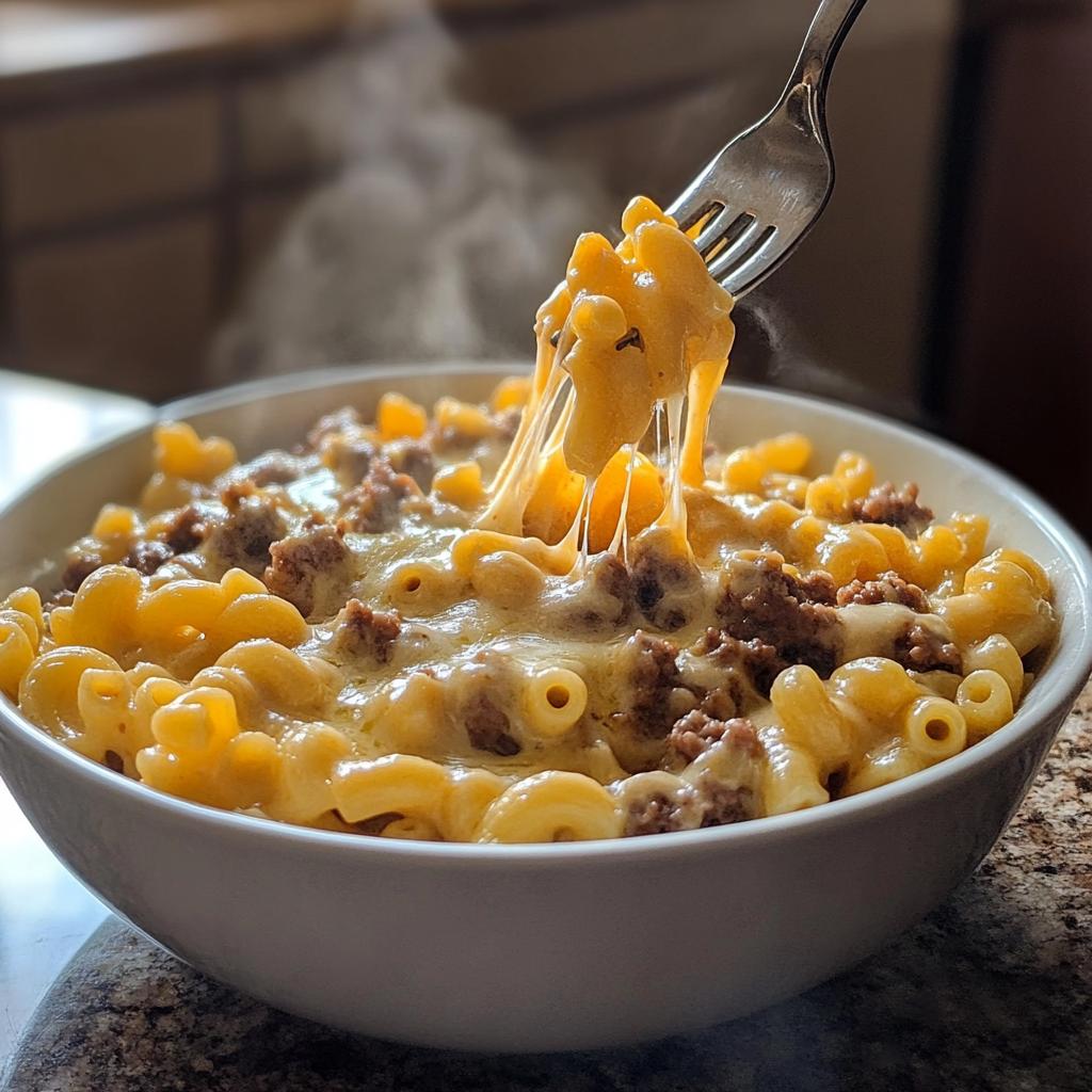 30-Minute Creamy Beef Mac and Cheese: Pure Comfort