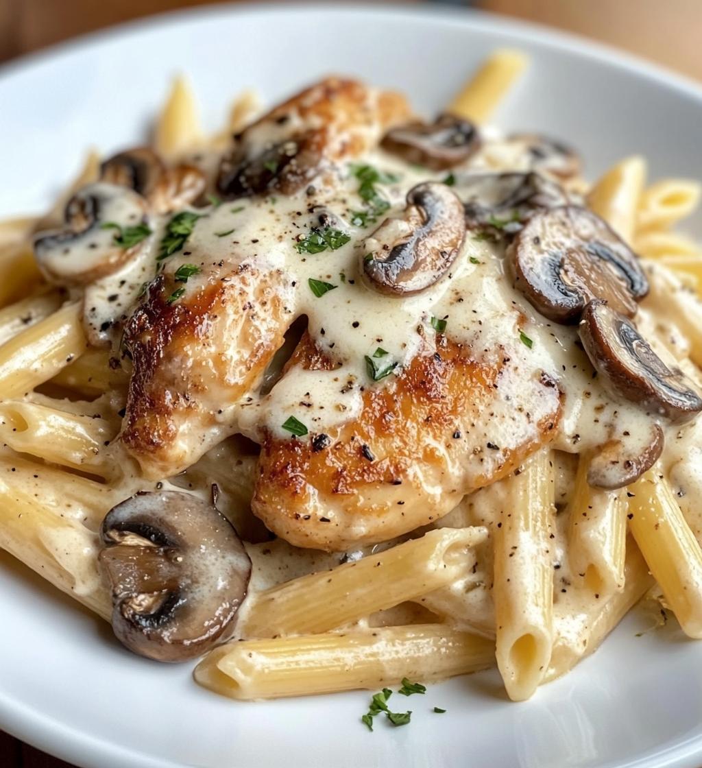Creamy Chicken & Mushroom Pasta: A 30-Minute Dream Dish
