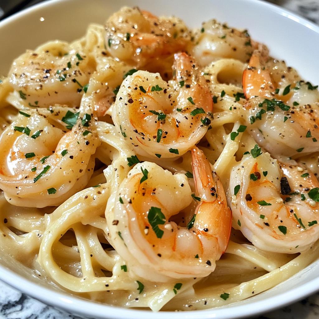25-Minute Creamy Garlic Butter Shrimp Pasta Heaven