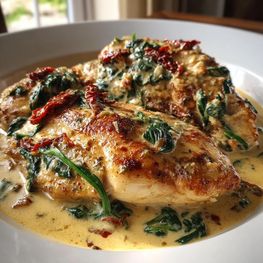 30-Minute Creamy Tuscan Chicken with Spinach Is Irresistible