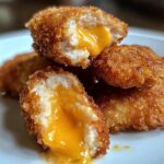 Crispy Chicken Nuggets with Cheese