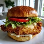 Crispy Chicken Sandwich with Special Sauce