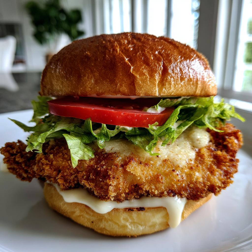 Crispy Chicken Sandwich with Special Sauce