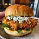 Crispy Fish Sandwich with Tartar Sauce