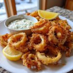 Crispy Fried Calamari with Lemon Dip