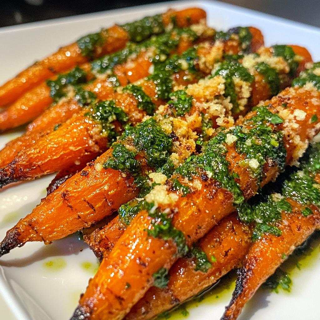 Crunchy Parmesan Carrots with Salsa Verde: A 10/10 Side Dish