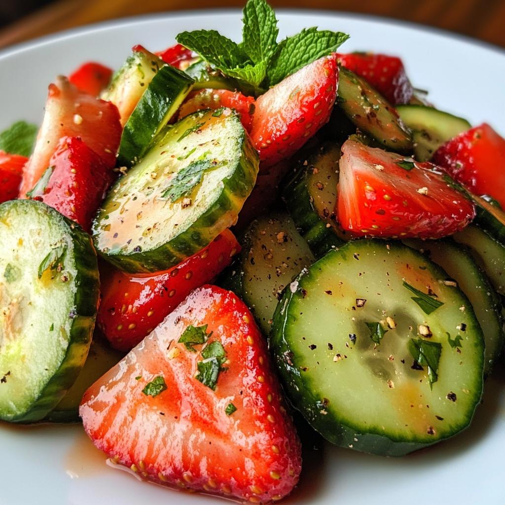 5-Minute Cucumber Strawberry Salad That’ll Blow Your Mind