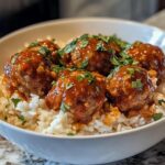 Easy Meatballs and Rice Bowl Recipe