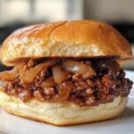 French Onion Meat Sloppy Joes