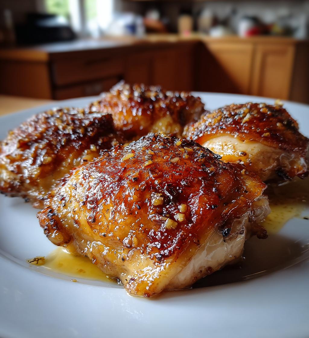 Irresistible Garlic Honey Butter Chicken Thighs in 40 Minutes