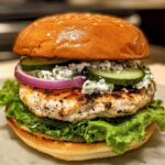 Greek Chicken Burger