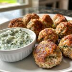 Greek Turkey Meatballs with Tzatziki Sauce Recipe