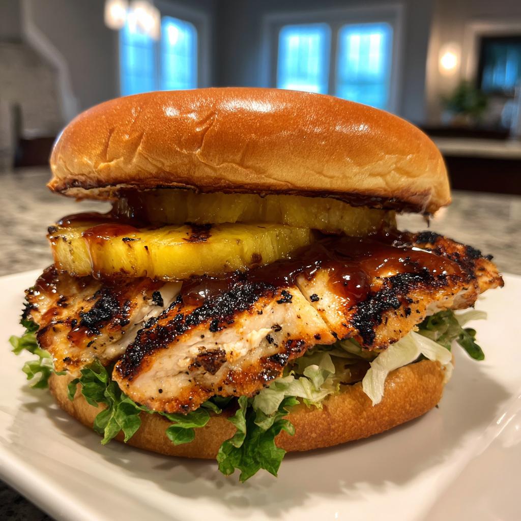 30-Minute Grilled Hawaiian Chicken Sandwich – Pure Bliss