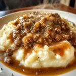 Ground Beef & Gravy with Mashed Potatoes