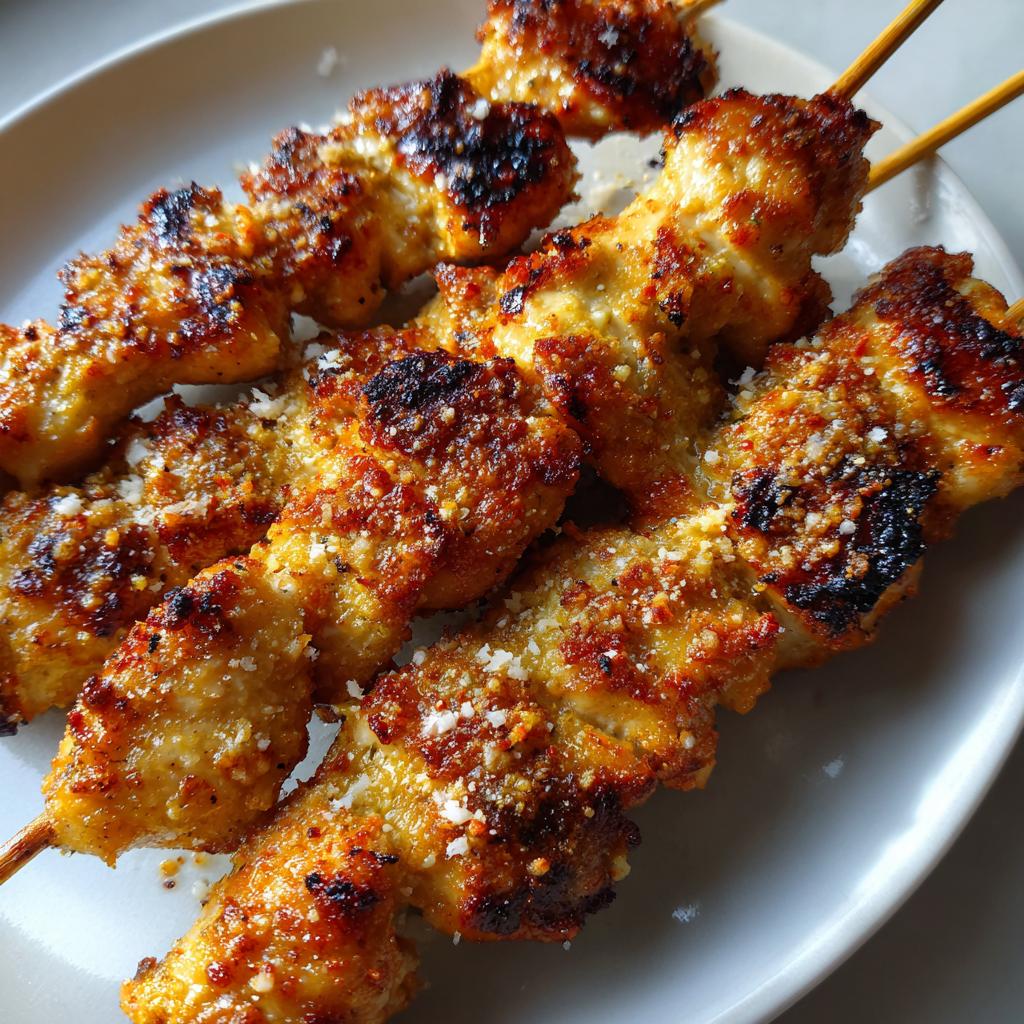 Juicy Garlic Parmesan Skewers - detail 1