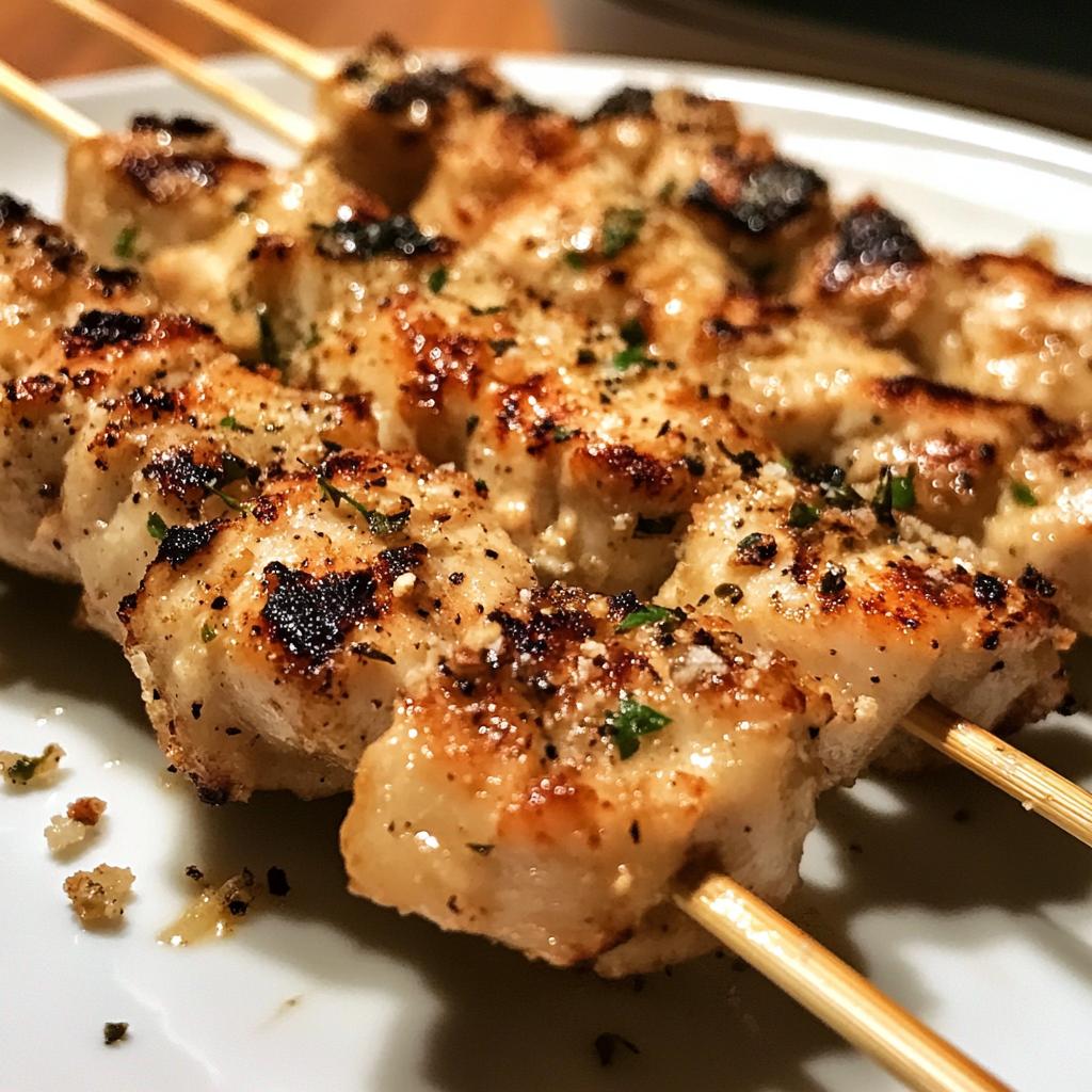 Juicy Garlic Parmesan Skewers - detail 2