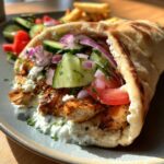 Juicy Greek Chicken Souvlaki Wraps in 30 Minutes