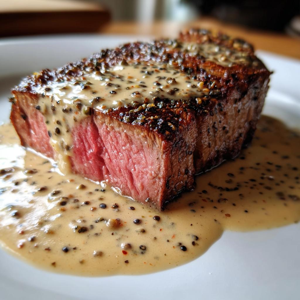 20-Minute Juicy Steak with Peppercorn Sauce You’ll Crave