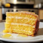 Lemon Drizzle Cake with Glazed Icing