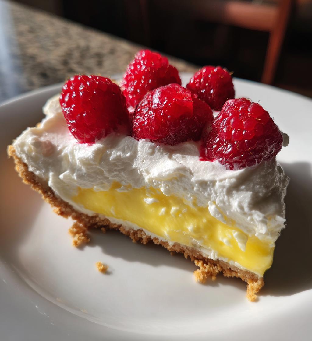 Lemon Raspberry Layered Pie – 15-Minute Creamy Summer Bliss