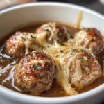 Meatballs with French Onion Soup