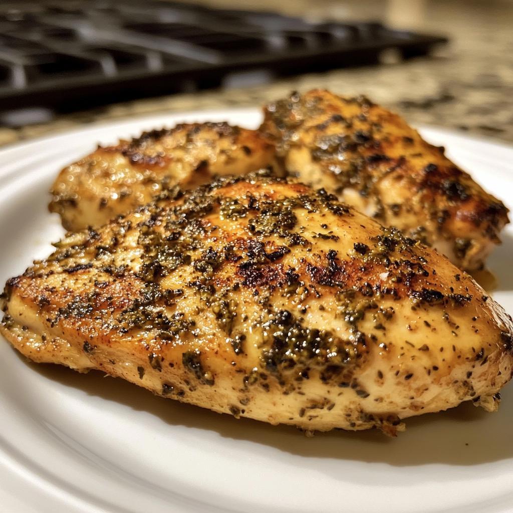 Mediterranean Herb Crusted Grilled Chicken