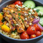 Mediterranean Lemon Chicken Bowls