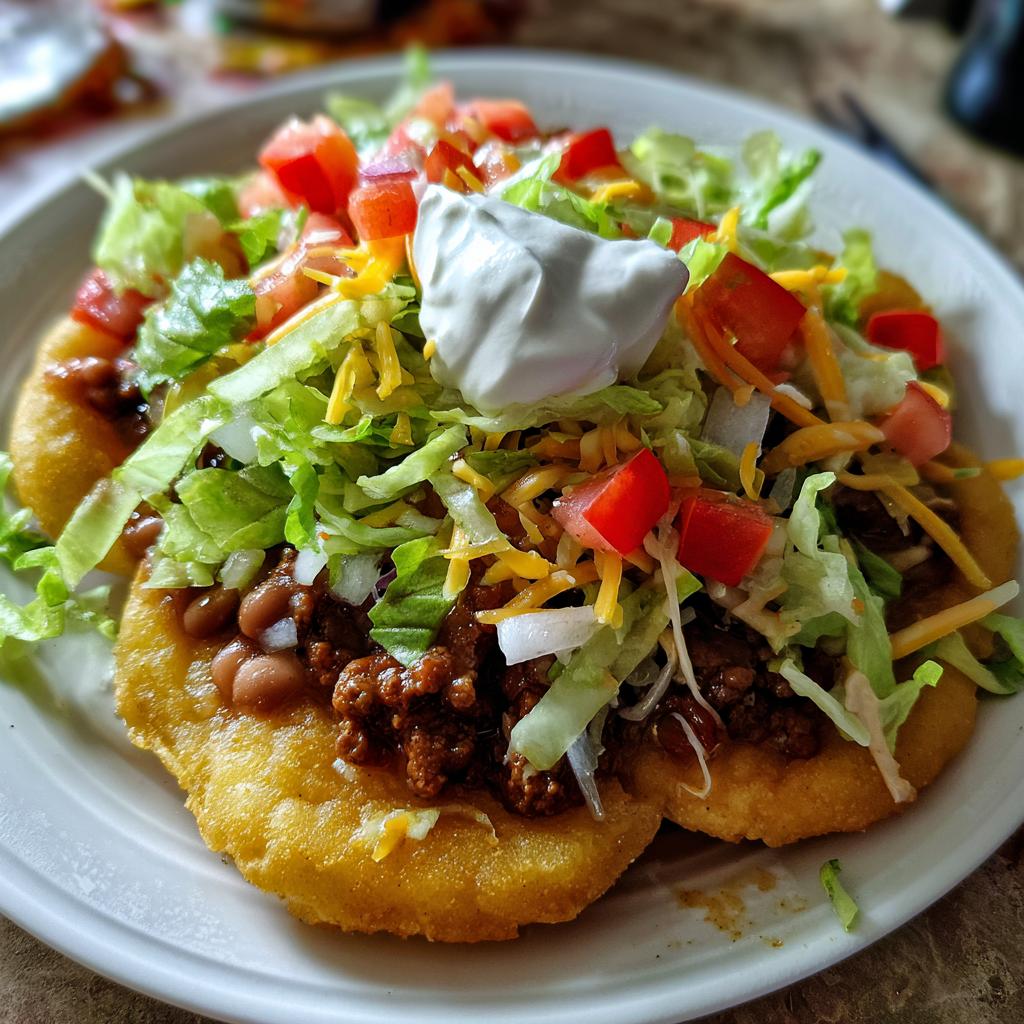 5-Star Navajo Tacos: Crispy Indian Fry Bread Perfection