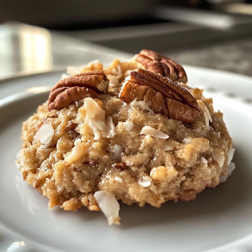 15-Minute No-Bake Coconut Pecan Praline Cookies – Irresistible!