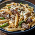 Philly Cheesesteak Pasta