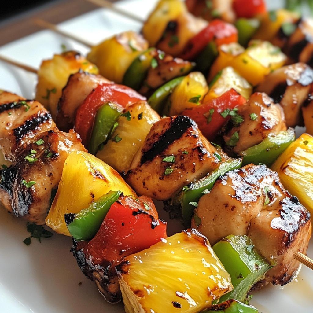 Juicy Pineapple Chicken Kabobs Ready in 30 Minutes