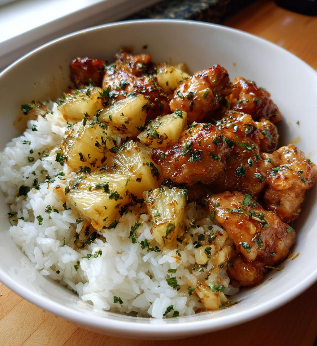 Divine 35-Minute Pineapple Chicken and Rice Feast
