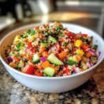 Rainbow Quinoa Salad with Veggies